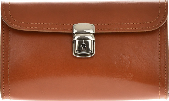 Geanta de umar din piele naturala Patrizia Lucchini PL6353, Cognac, #1, Bagsy