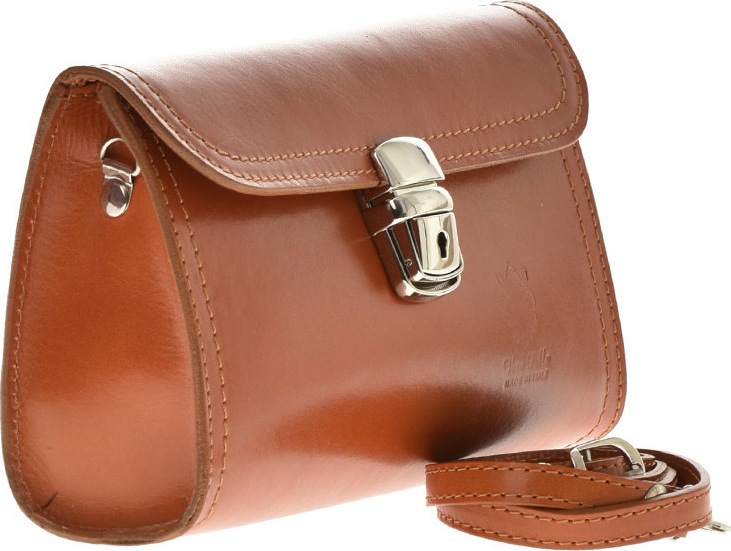 Geanta de umar din piele naturala Patrizia Lucchini PL6353, Cognac, #2, Bagsy