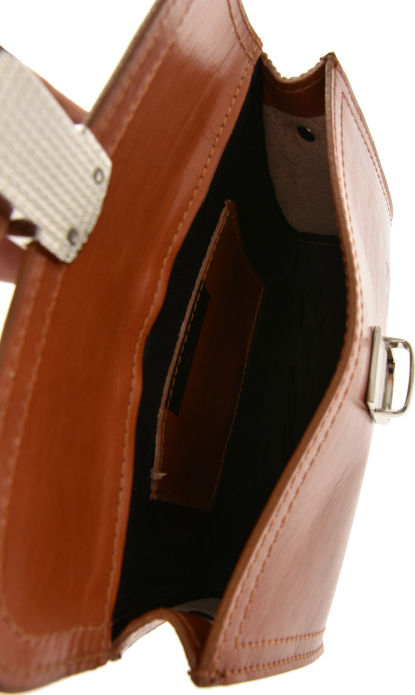 Geanta de umar din piele naturala Patrizia Lucchini PL6353, Cognac, #5, Bagsy