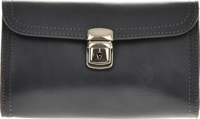 Geanta de umar din piele naturala Patrizia Lucchini PL6353, Gri, #1, Bagsy