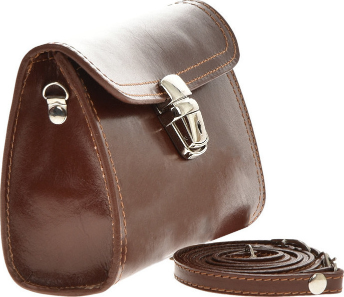 Geanta de umar din piele naturala Patrizia Lucchini PL6353, Maro, #2, Bagsy
