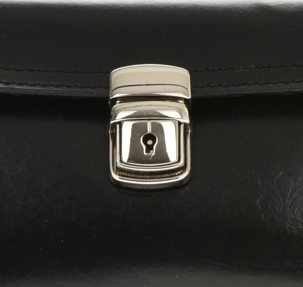 Geanta de umar din piele naturala Patrizia Lucchini PL6353, Negru, #4, Bagsy