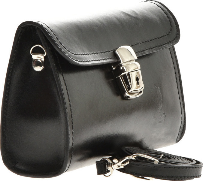 Geanta de umar din piele naturala Patrizia Lucchini PL6353, Negru, #2, Bagsy