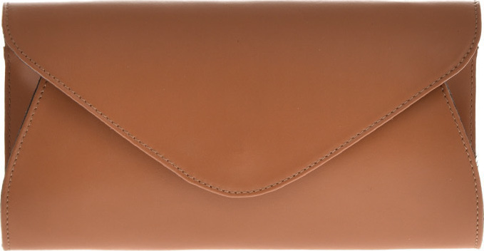 Geanta de umar din piele naturala Carolina di Rosa CR6366, Portocaliu, #1, Bagsy