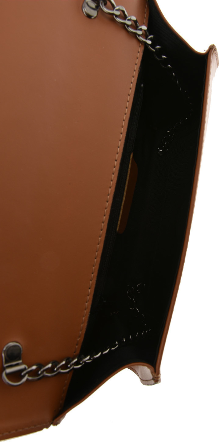 Geanta de umar din piele naturala Carolina di Rosa CR6366, Portocaliu, #5, Bagsy