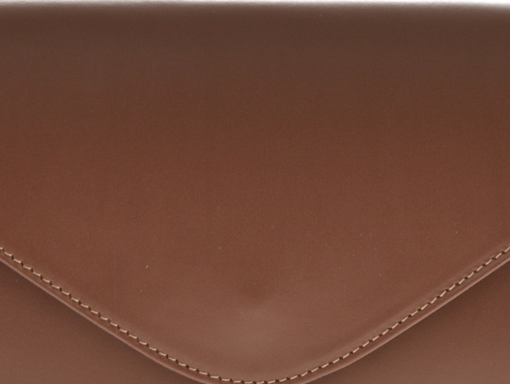 Geanta de umar din piele naturala Carolina di Rosa CR6366, Cognac, #4, Bagsy