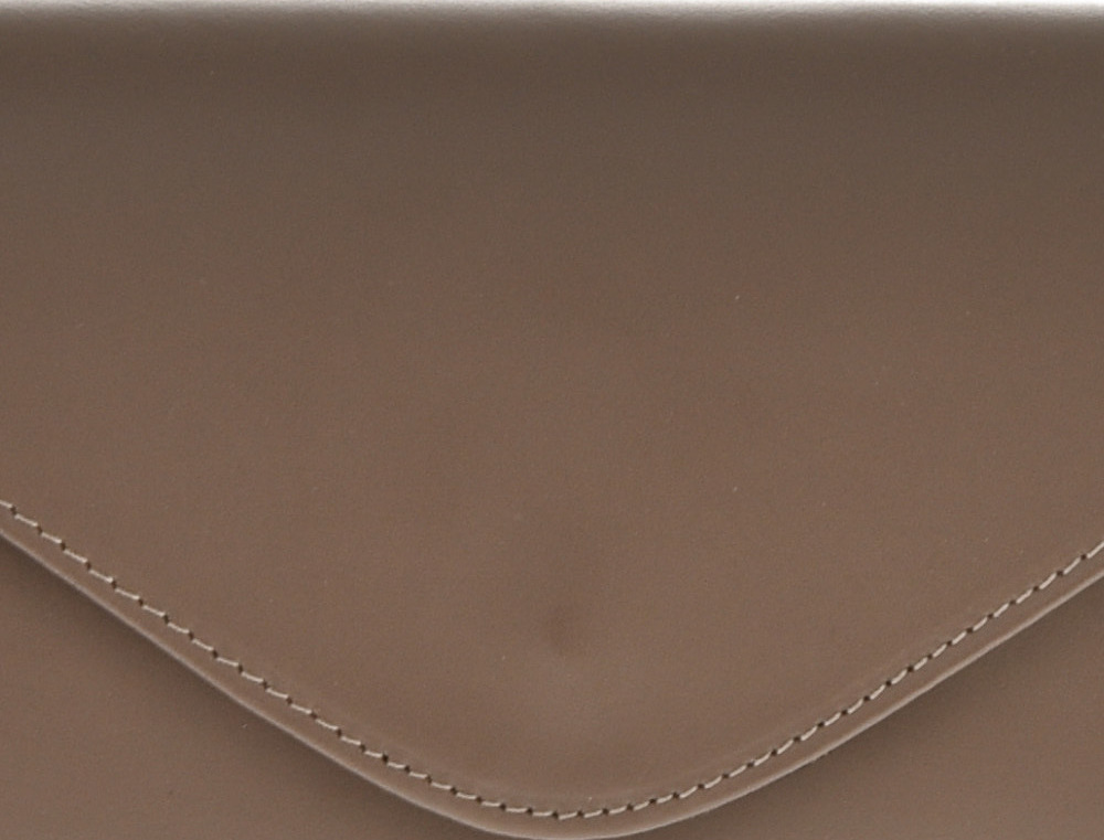 Geanta de umar din piele naturala Carolina di Rosa CR6366, Grej, #4, Bagsy