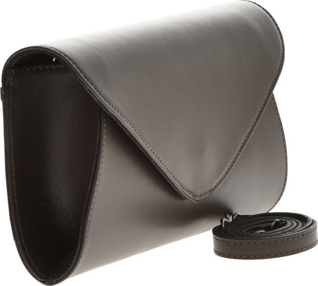 Geanta de umar din piele naturala Carolina di Rosa CR6366, Maro, #2, Bagsy