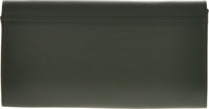 Geanta de umar din piele naturala Carolina di Rosa CR6366, Verde, #3, Bagsy