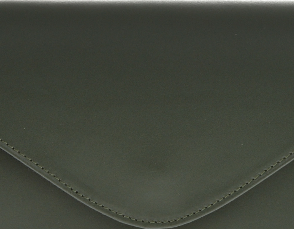 Geanta de umar din piele naturala Carolina di Rosa CR6366, Verde, #4, Bagsy