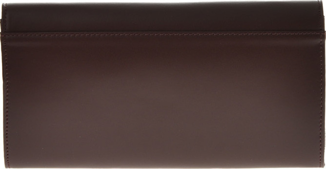 Geanta de umar din piele naturala Carolina di Rosa CR6366, Visiniu, #3, Bagsy