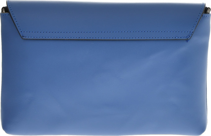 Geanta de umar din piele naturala Patrizia Lucchini PL6367, Albastru, #3, Bagsy