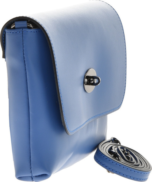 Geanta de umar din piele naturala Patrizia Lucchini PL6367, Albastru, #2, Bagsy