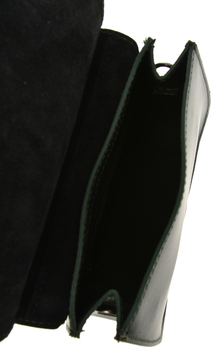 Geanta de umar din piele naturala Promesse PR6370, Verde, #5, Bagsy