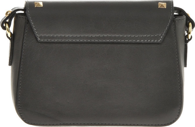 Geanta de umar din piele naturala Promesse PR6372, Gri, #3, Bagsy