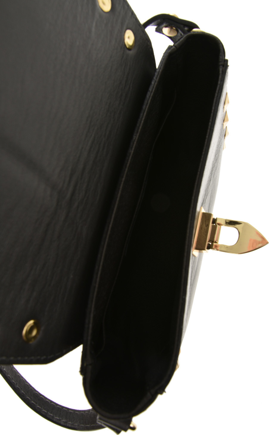 Geanta de umar din piele naturala Promesse PR6372, Gri, #5, Bagsy