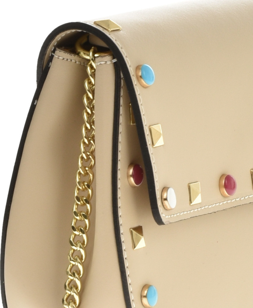 Geanta de umar din piele naturala Promesse PR6375, Bej, #4, Bagsy