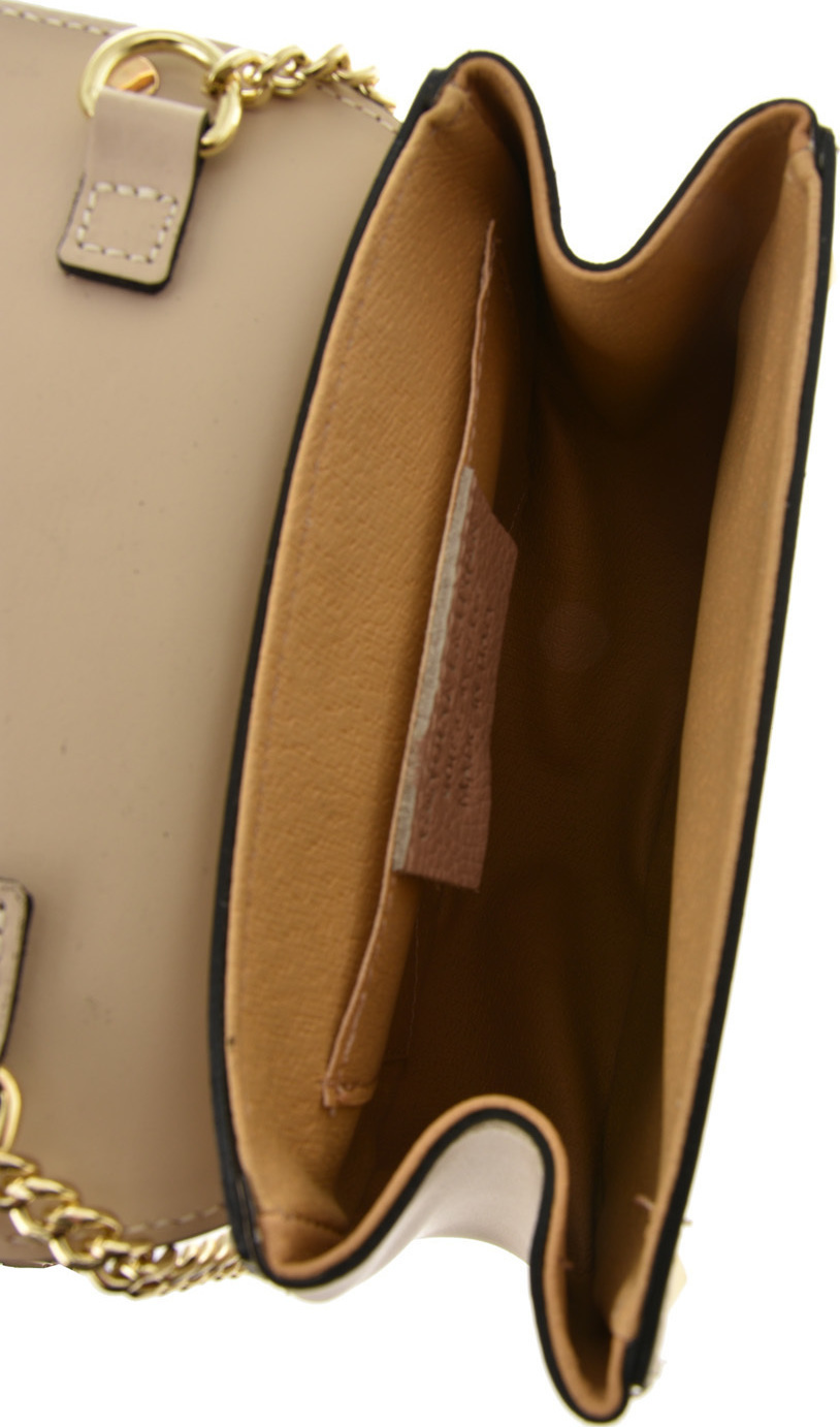 Geanta de umar din piele naturala Promesse PR6375, Bej, #5, Bagsy