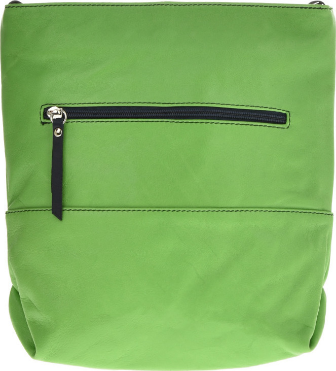 Geanta de umar din piele naturala Promesse PR6382, Verde, #3, Bagsy