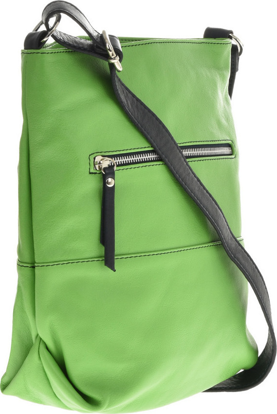 Geanta de umar din piele naturala Promesse PR6382, Verde, #2, Bagsy