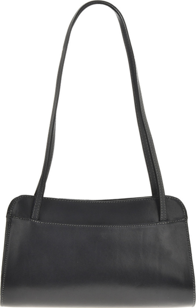 Geanta de umar din piele naturala Promesse PR6383, Gri inchis, #3, Bagsy