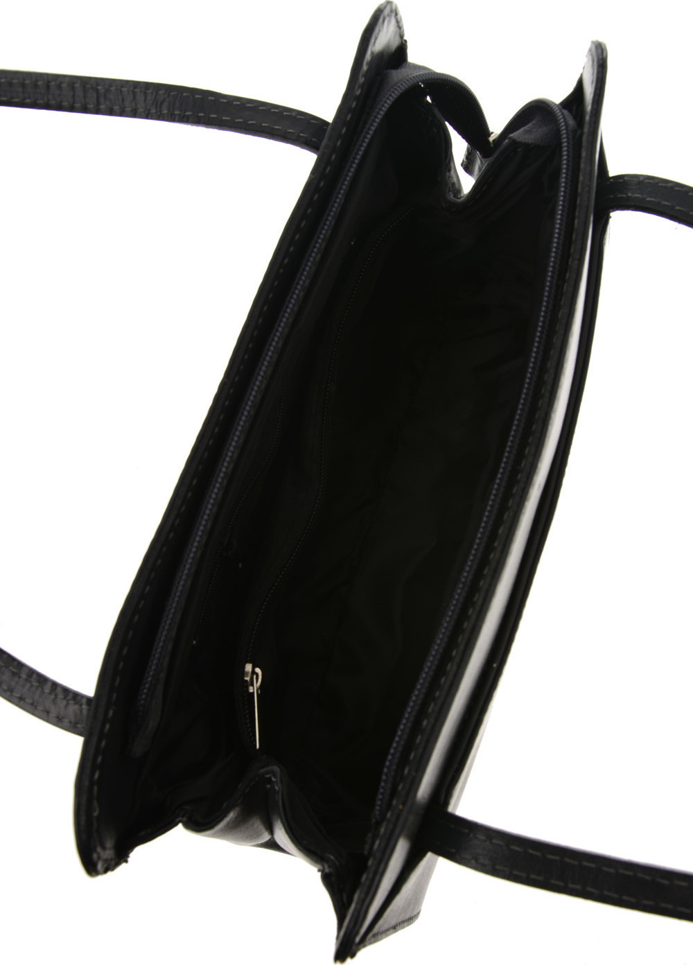 Geanta de umar din piele naturala Promesse PR6383, Gri inchis, #5, Bagsy