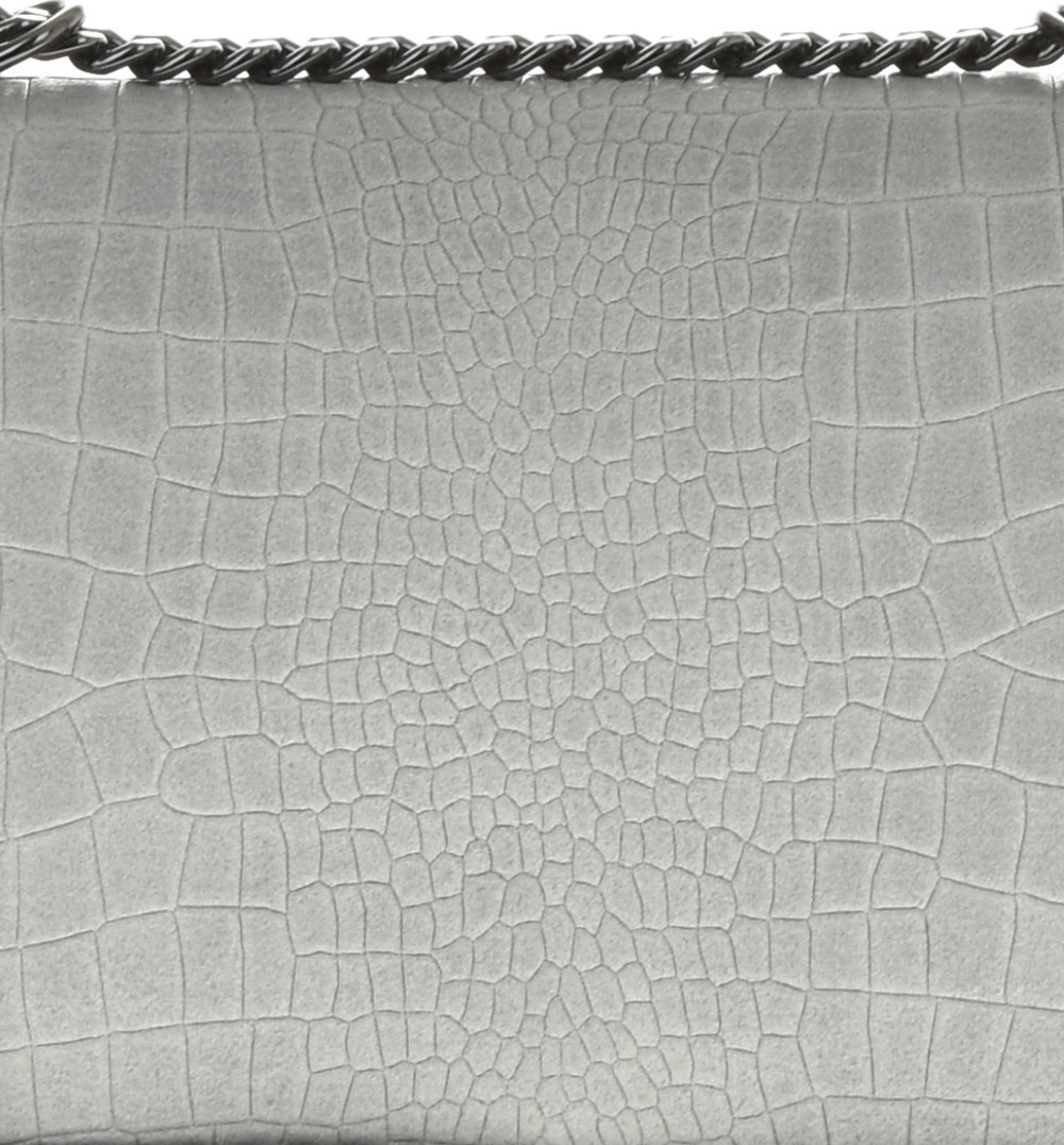 Geanta de umar din piele naturala Antonia Moretti AM0297, Gri deschis, #4, Bagsy