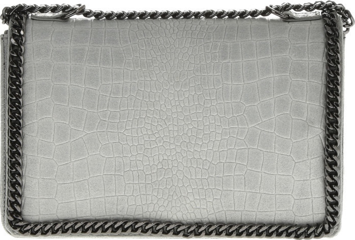 Geanta de umar din piele naturala Antonia Moretti AM0297, Gri deschis, #1, Bagsy