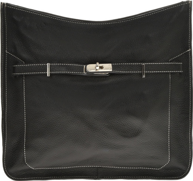 Geanta de umar din piele naturala Carolina di Rosa CR6421, Negru, #1, Bagsy