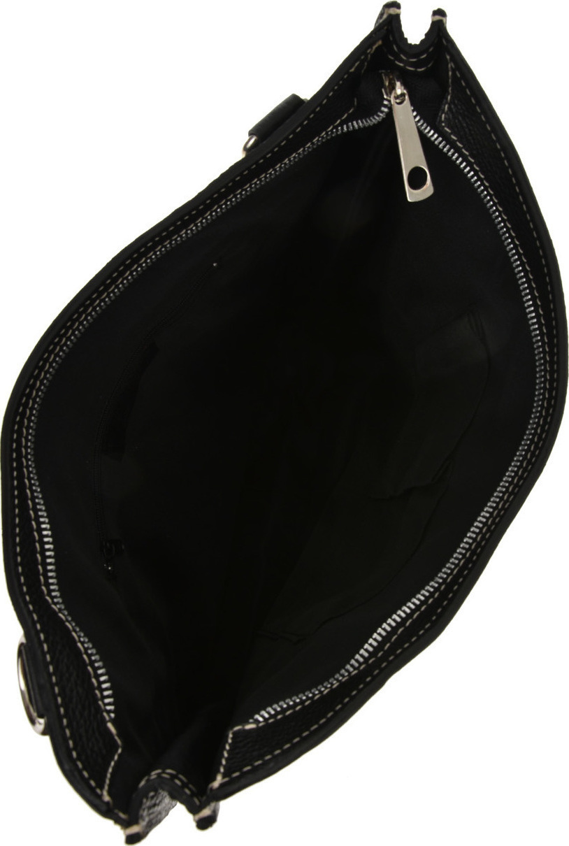 Geanta de umar din piele naturala Carolina di Rosa CR6421, Negru, #4, Bagsy