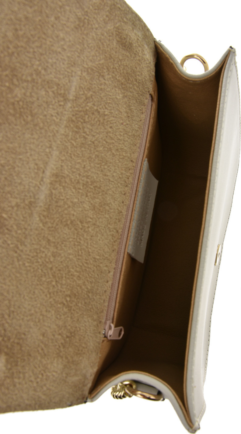 Geanta de mana din piele naturala Promesse PR6374, Bej, #5, Bagsy