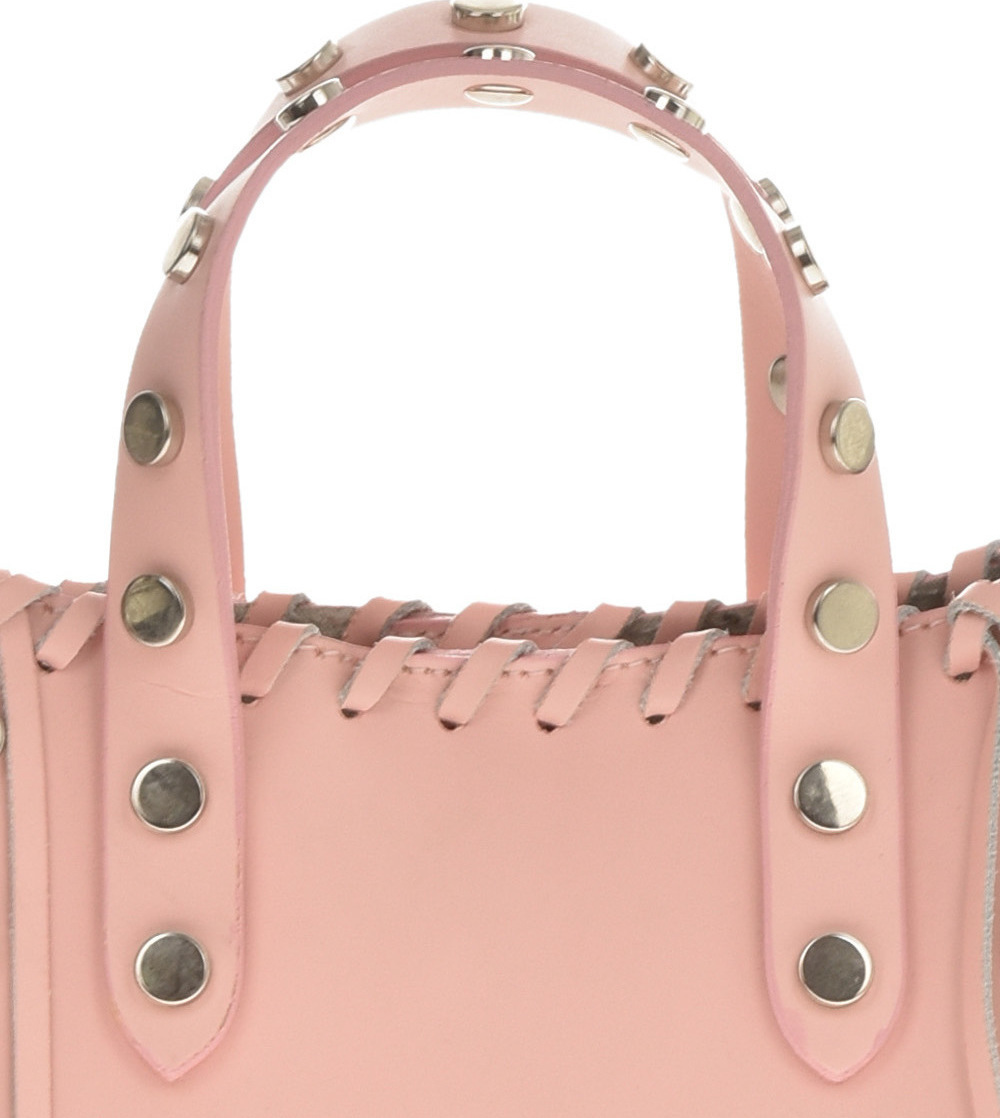 Geanta de mana din piele naturala Promesse PR6376, Roz, #5, Bagsy