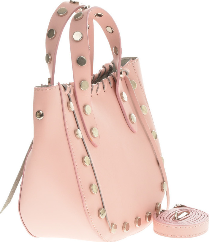 Geanta de mana din piele naturala Promesse PR6376, Roz, #2, Bagsy