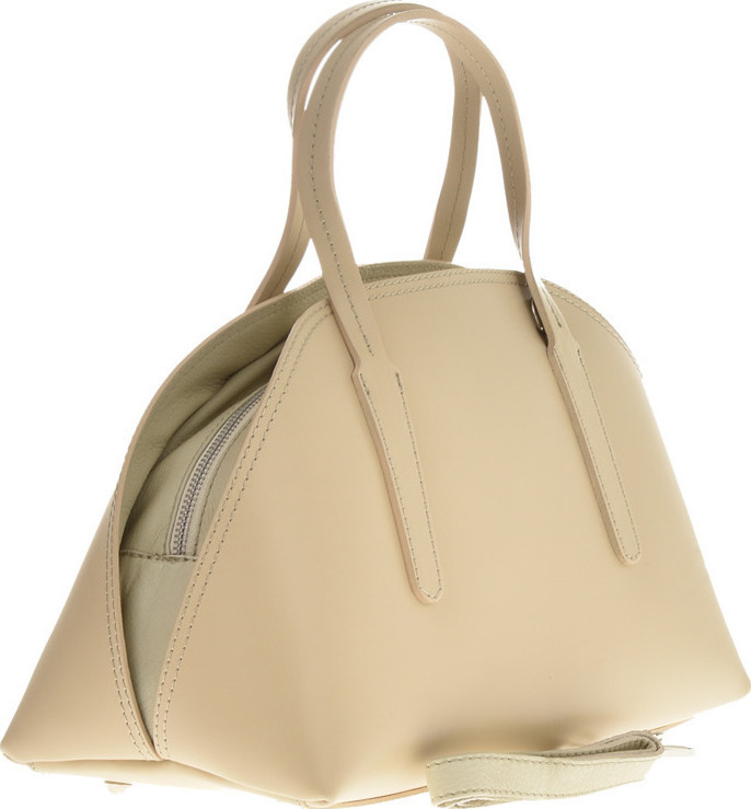 Geanta de mana din piele naturala Patrizia Lucchini PL6433, Bej, #2, Bagsy