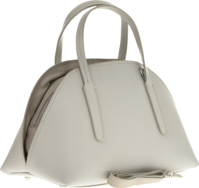 Geanta de mana din piele naturala Patrizia Lucchini PL6433, Gri, #2, Bagsy