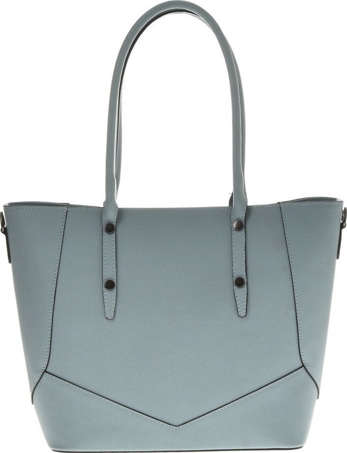 Geanta de mana din piele naturala Carolina di Rosa CR6443, Bleu, #3, Bagsy