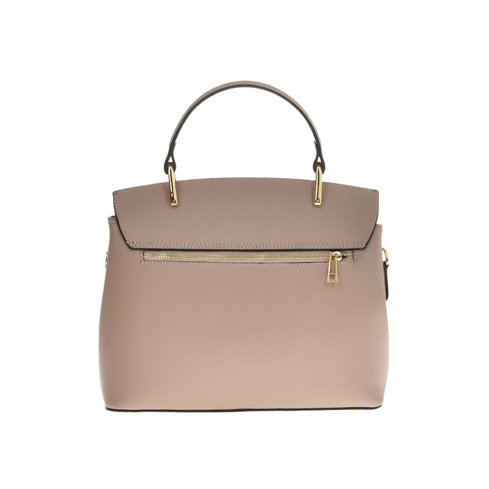 Geanta dama din piele naturala Chiara Canotti CC0927, Roz prafuit, #4, Bagsy