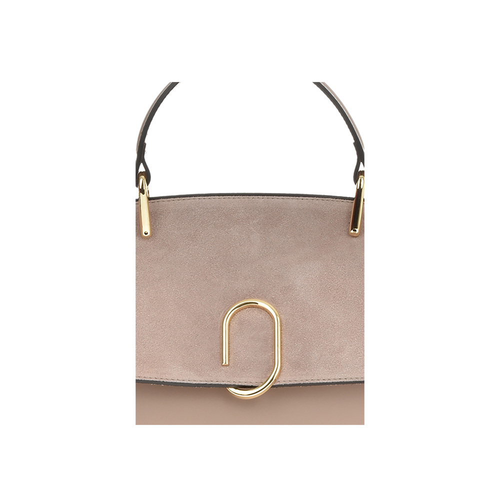 Geanta dama din piele naturala Chiara Canotti CC0927, Roz prafuit, #3, Bagsy