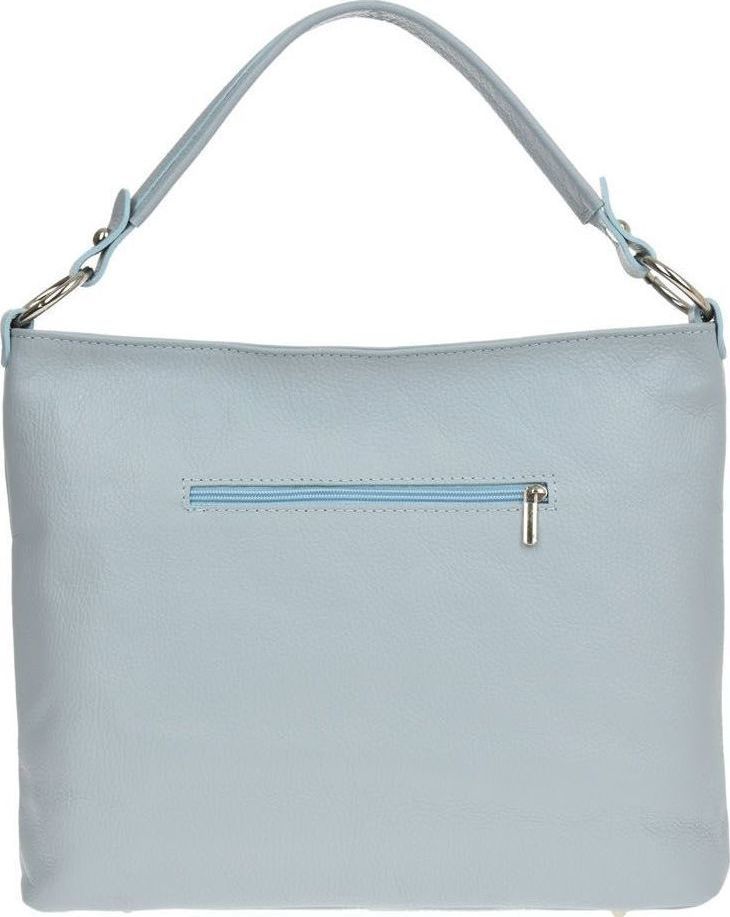 Geanta de mana din piele naturala Carolina di Rosa CR0433, Bleu, Nr. 3, Bagsy