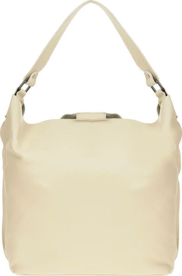 Geanta Shopper din piele naturala Carolina di Rosa CR0478, Bej, #3, Bagsy