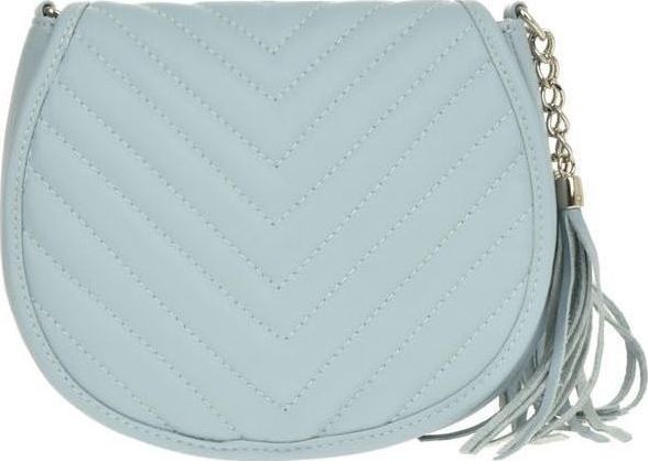 Geanta de umar din piele naturala Carolina di Rosa CR0424, Bleu, #1, Bagsy