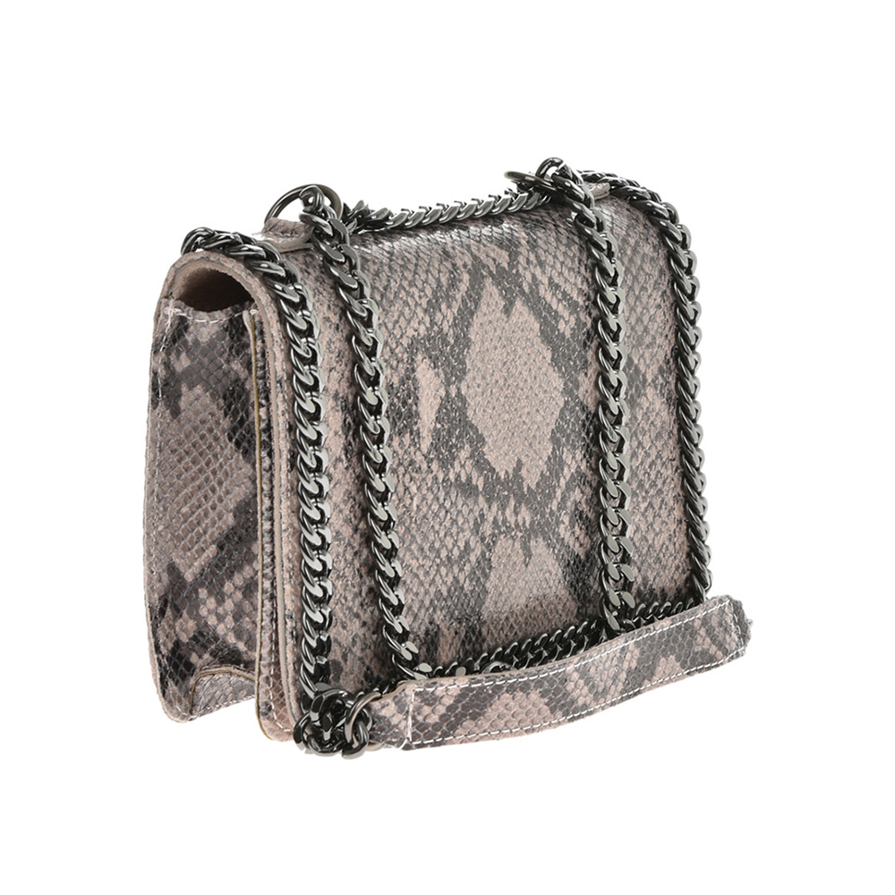 Geanta de umar din piele naturala Carolina di Rosa CR0734, Roz prafuit, #2, Bagsy