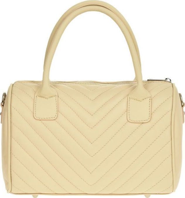 Geanta de mana din piele naturala Carolina di Rosa CR0426, Bej, #4, Bagsy