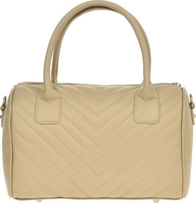 Geanta de mana din piele naturala Carolina di Rosa CR0426, Grej, #3, Bagsy