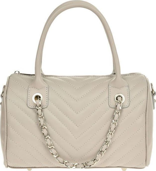 Geanta de mana din piele naturala Carolina di Rosa CR0426, Gri, #1, Bagsy