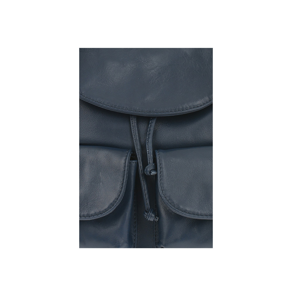 Rucsac din piele naturala Chiara Canotti CC0147, Albastru, #4, Bagsy