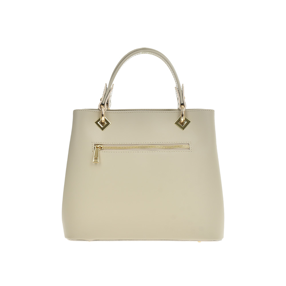 Geanta de mana din piele naturala Chiara Canotti CC0203, BeJ, #4, Bagsy