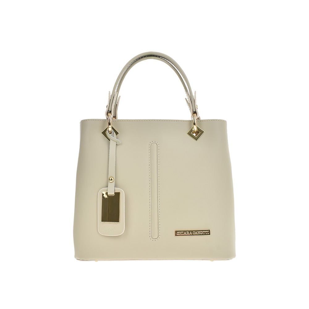 Geanta de mana din piele naturala Chiara Canotti CC0203, BeJ, #1, Bagsy