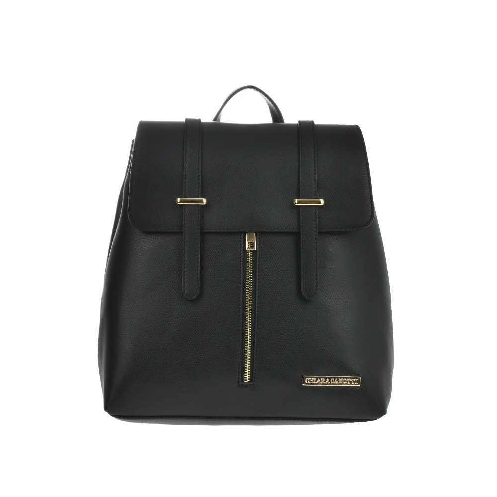 Rucsac dama din piele naturala Chiara Canotti CC0251, Negru, #1, Bagsy