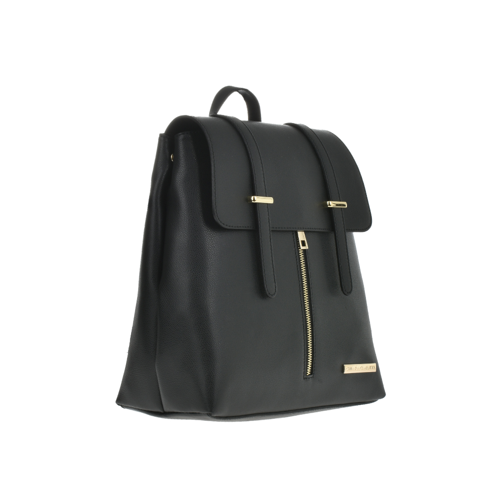 Rucsac dama din piele naturala Chiara Canotti CC0251, Negru, #2, Bagsy